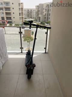white siberia electric scooter