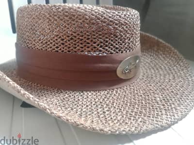 Greg Norman straw hat