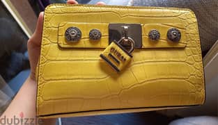 Original Guess yellow cross body bag -used once