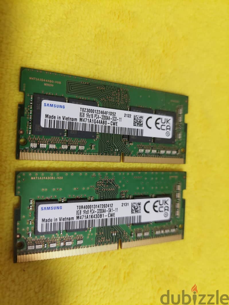 2X8 Gb RAM DDR4 3200 Mhz (Laptop) 0