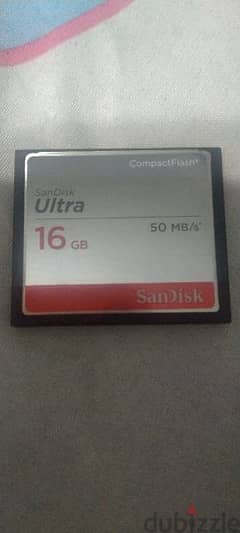 كارت ميموري compact flash 16 GB sandisk 0