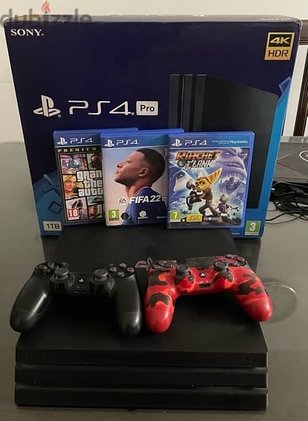 Playstation 4 Pro 1 Tb 4K HDR Used 1