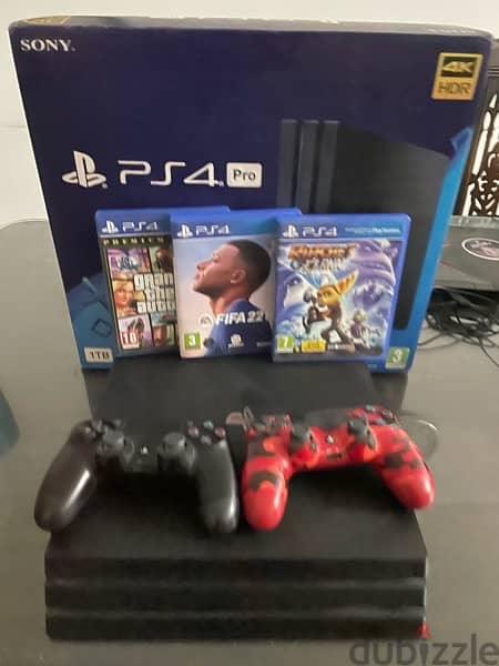 Playstation 4 Pro 1 Tb 4K HDR Used 2