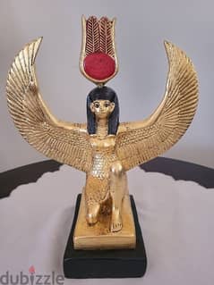 Unique statue of balance and Truth Open Wings golden