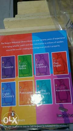 A collection of English books 0