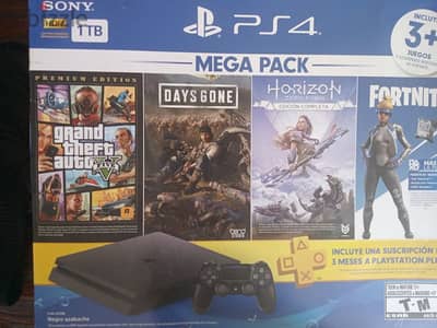 Playstation 4 , 1 TERABYTE + 3 GAMES!!!