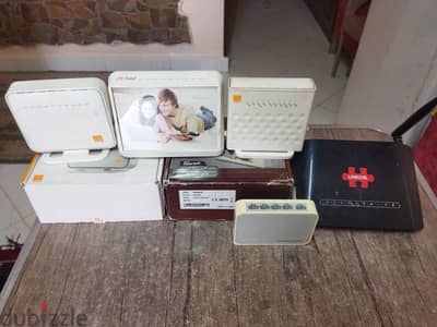 بيع 3 روتر نت +سويتش 4خط