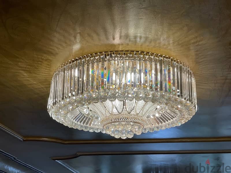 crystal chandeliers نجفه كريستال جديده 1