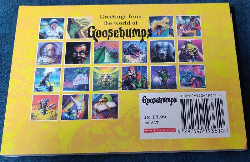 Goosebumps PostCard book 1996 صرخة الرعب كتيب كروت بوستال 1
