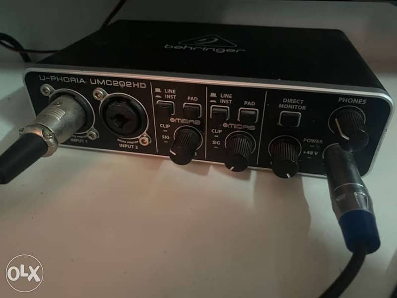 Behringer Audio Interface Umc202hd 3