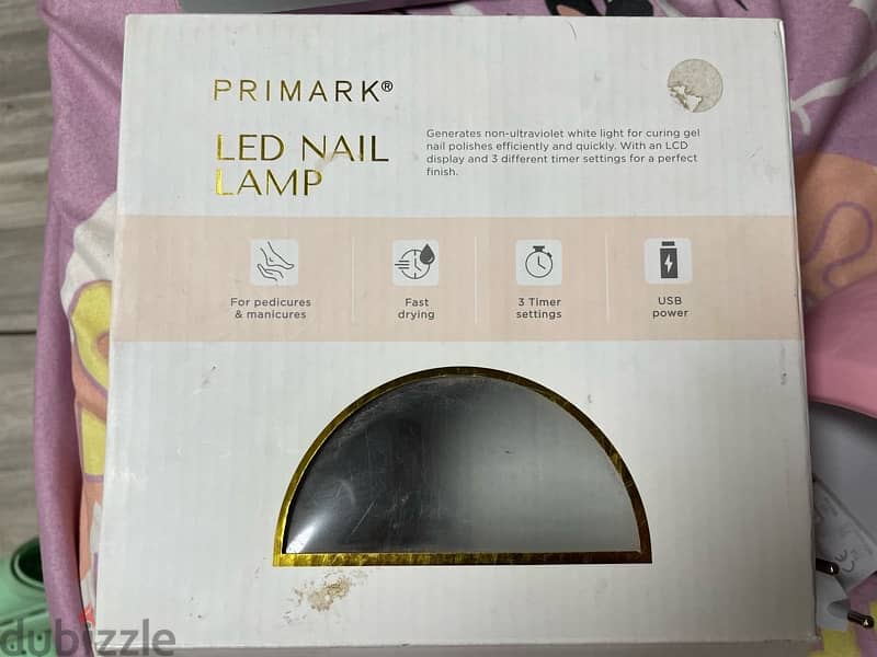 Original Primark LED nail lamp imported from Europe. 2