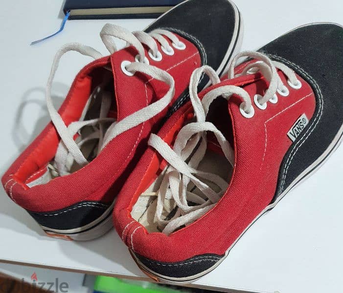 Vans red imported shoes size 36 0