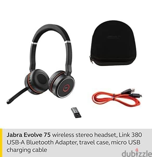 Jabra Evolve 75 wireless headset 5