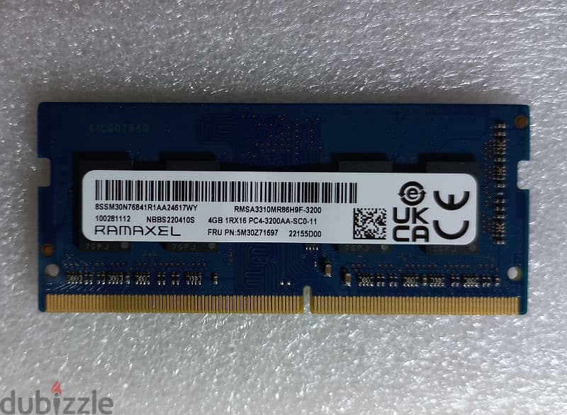 4G RAM DDR4, 3200 MHz Speed 0