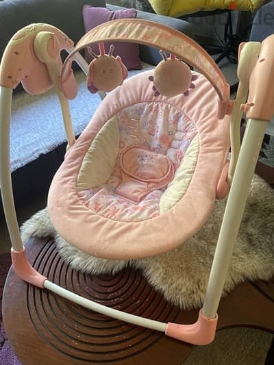 mastella automatic portable baby swing