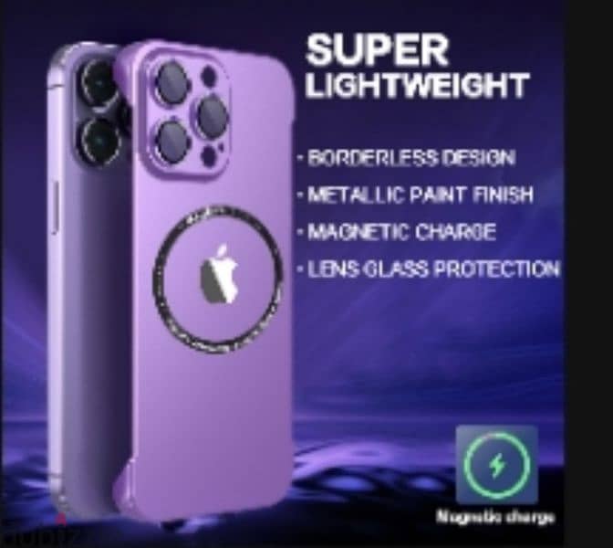 cover for 14 pro max I phone purple color 1