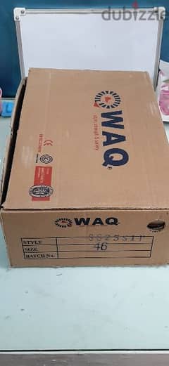 safety Shoes WAQ size 46 New Made in Oman حذاء سيفتي عماني مقاس ٤٦ 0