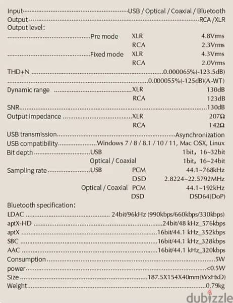 SMSL SU9 HIFI preamp & DAC PCM & DSD 768kHz /32Bit LDAC 3