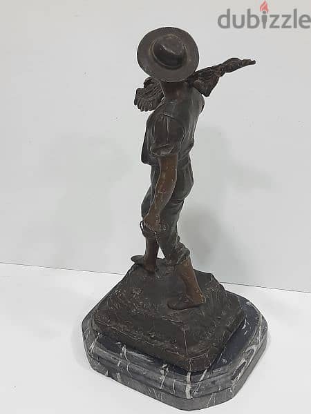 تمثال سيمي برونز شغل أوربي قديم 6
