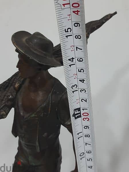 تمثال سيمي برونز شغل أوربي قديم 8