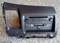 راديو كاسيت بالفرايم هوندا سيفيك 2008 Radio cassette Honda civic 0