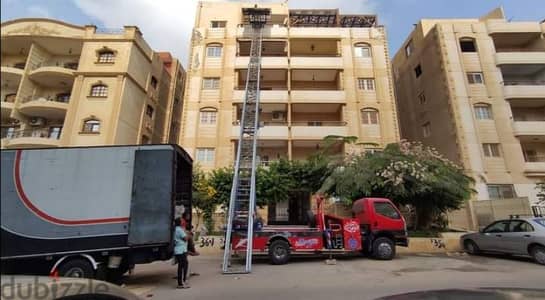 شركة الرحمة لنقل ورفع العفش، ونش رفع الاثاث، داخل مدينة نصر