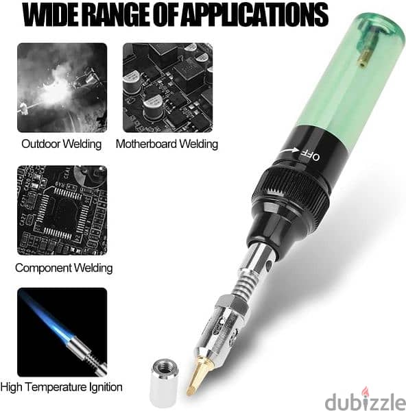 كاوية لحام غاز محمولة gas soldering iron 3