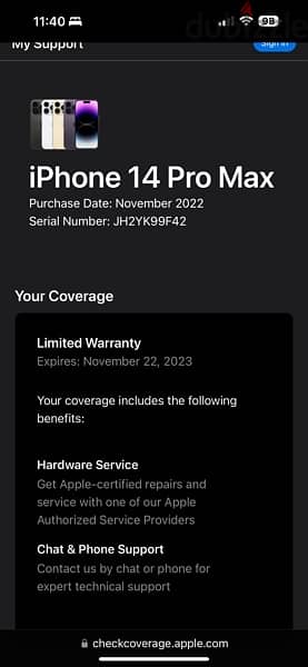 iPhone 14 pro max 256 5