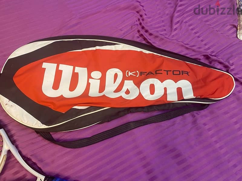 Tennis Racket with its cover 2