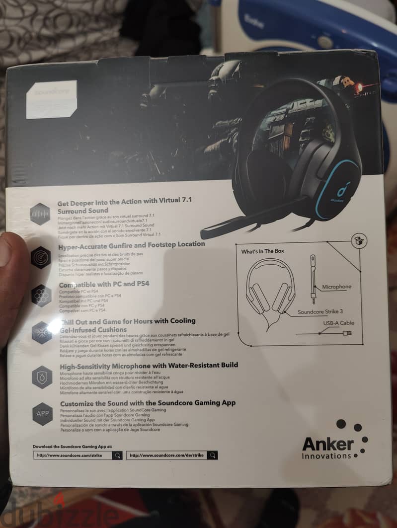 Anker headphone Strike 3 for sale not opened - للبيع سماعة انكر ستراي 1