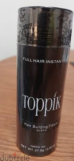 Toppik Hair Building Fibers Black عبوتين توبيك هير فايبر أمريكي أصلي