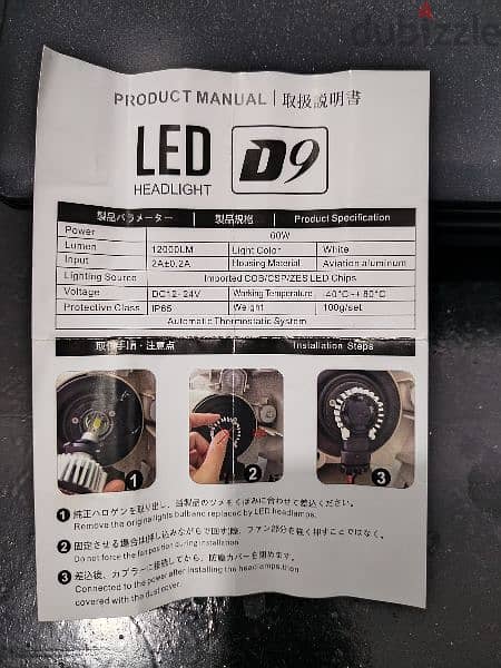 D9 LED H7 3