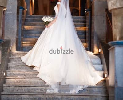 elegant wedding dress from the wedding shop - فستان فرح راقى