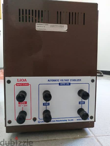 جهاز مثبت جهد LIOA فيتنامى stabilizer 10k استبيليزر 2