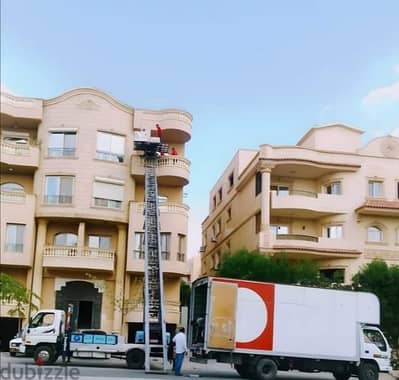 شركة المهندس لنقل ورفع العفش، ونش رفع الاثاث، داخل مدينة نصر