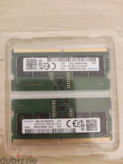 Samsung RAM 2 X 8GB DDR5 4800MHz Laptop Memory M425R1GB4BB0-CQKOL