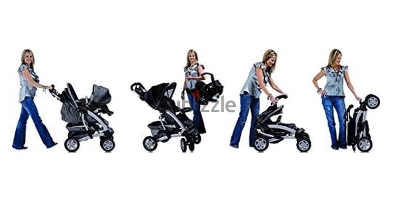 Graco Quatro Travel System سترولر و كرسي سيارة 8