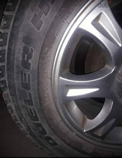 كاوتش سياره بريدجستون 235 / 60 / R16 - 100H ياباني اصلي
