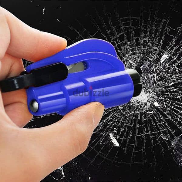 مفتاح طوارىء فتح السيارة  Car Escape Tool Glass Breaker Belt Cutter 7