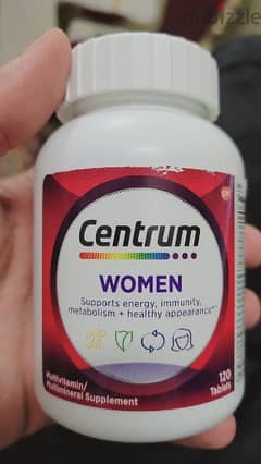 سنترام Centrum Woman 120 tablets مستورد امريكي