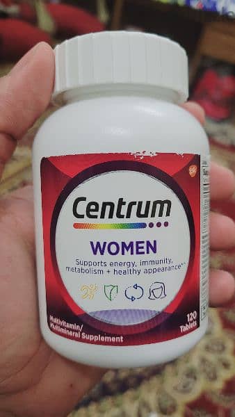 سنترام Centrum Woman 120 tablets مستورد امريكي 4
