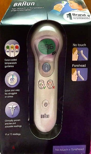 No touch forhead thermometer model NNT3000