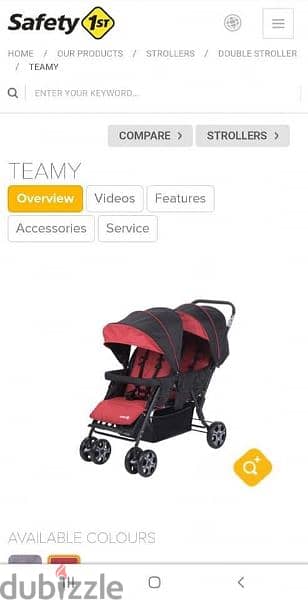Safety twin stroller 4