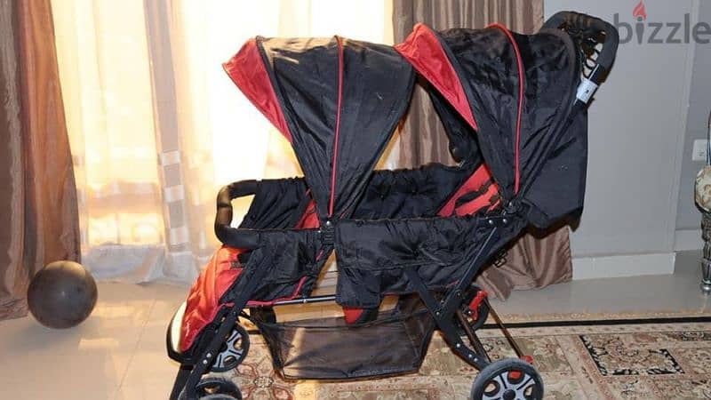 Safety twin stroller 6