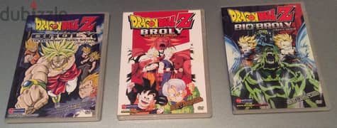 Dragon Ball Z Broly Trilogy Anime Dvd