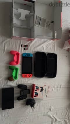 Nintendo switch with lots of games
