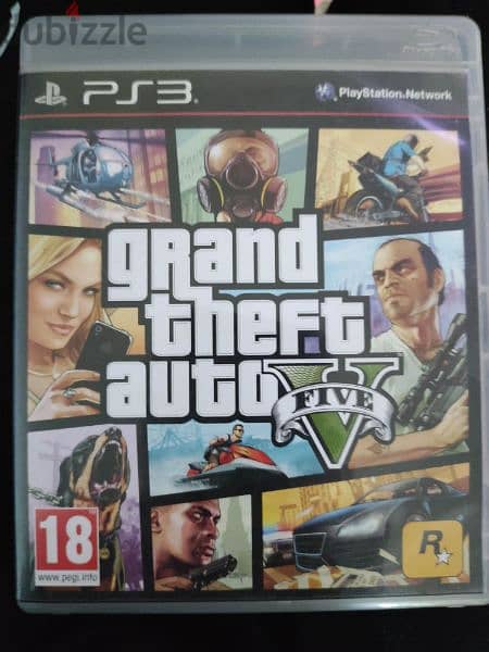 GTA5 - PS3 - Grand Theft auto V Five بلاي ستيشن 3 2