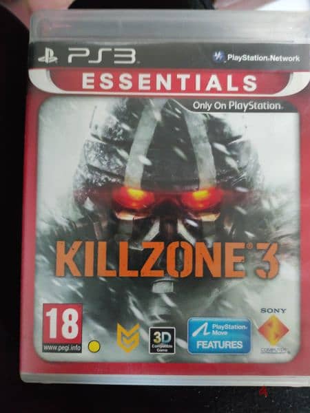لعبة بلاي ستيشن 3 بحاله ممتازة PS3 - KILLZONE 3 0