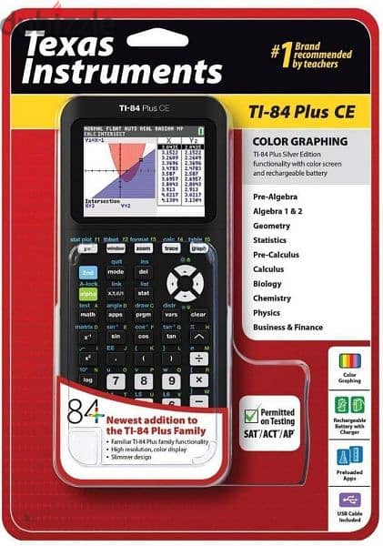 Ti-84 Plus CE graphic calculator 3