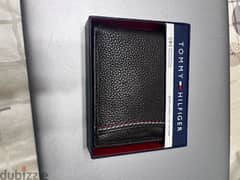 brand new brown TH wallet for men with a separate cards holder